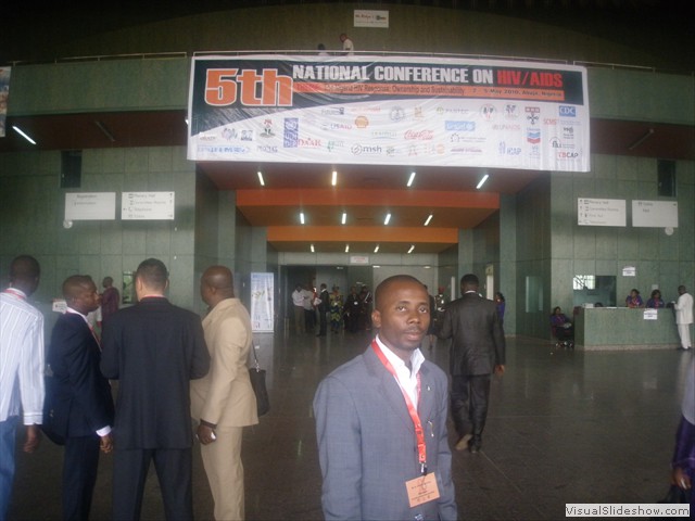 YOHaD representatives at the 5th National Conference on HIVAIDS Abuja Nigeria